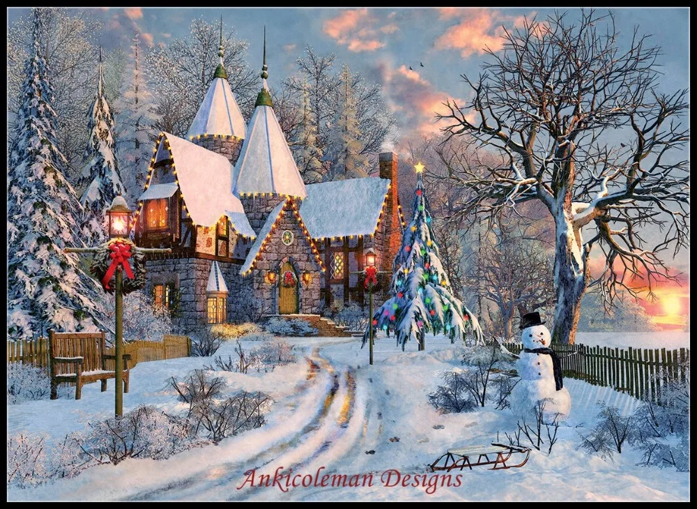 Рукоделие для вышивки DIY Французский DMC высокое качество-счетный набор крестиков