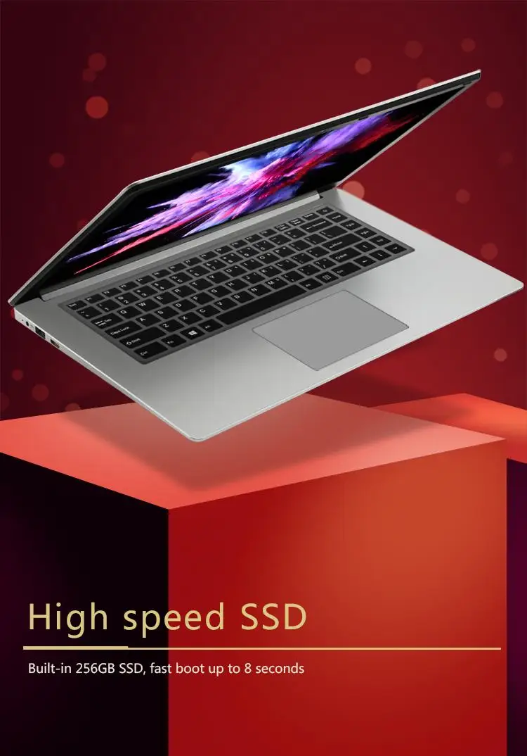 Ноутбук T-BAO TBOOK X8S 15,6 дюймов Intel Celeron J3455 8 Гб LPDDR4 256 ГБ SSD Intel HD graphics 500