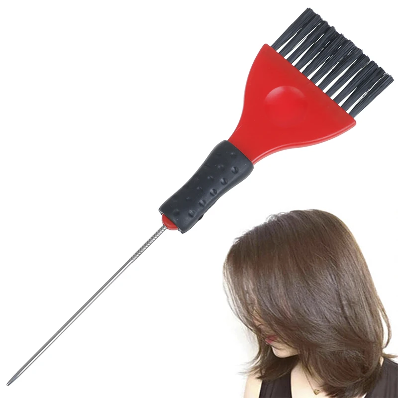 

1PC DIY Styling Tools Plastic Hair Dyeing Comb Salon Tinting Brush Barber Coloring Highlighting Brush