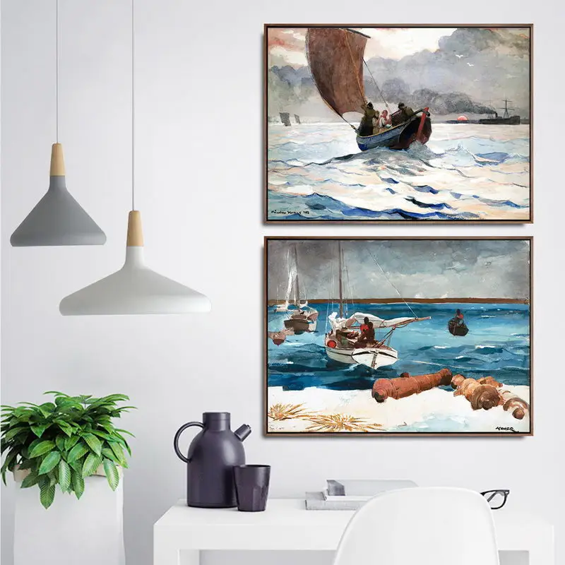 Домашний декор художественные настенные картины для гостиной постер печать на