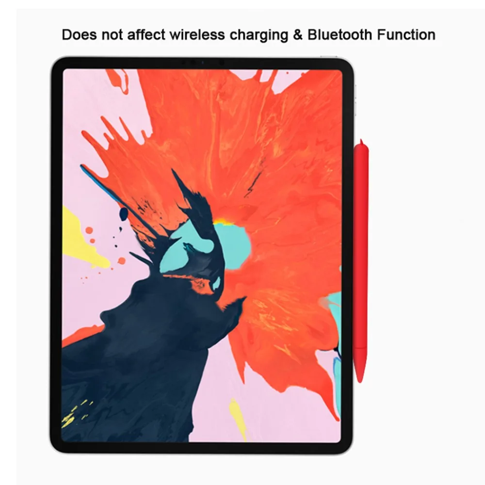 Портативный мягкий силиконовый чехол Защитный для Apple ipad Pro Pencil 2 й ударопрочный и