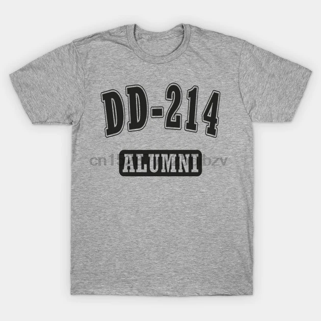 Мужская футболка с коротким рукавом DD 214 Alumni Dd214 Футболка женская Топы| |