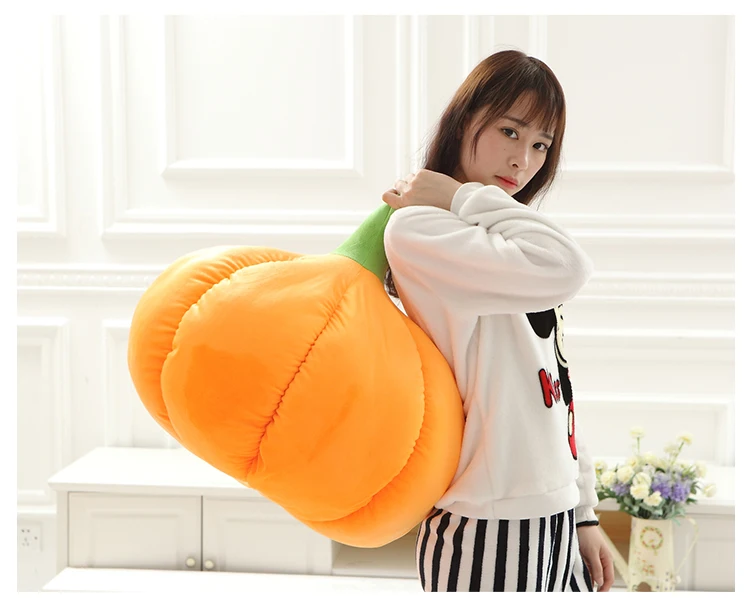 

large 60cm cartoon pumpkin plush cushion,back cushion ,soft throw pillow home decoration birthday gift p0409