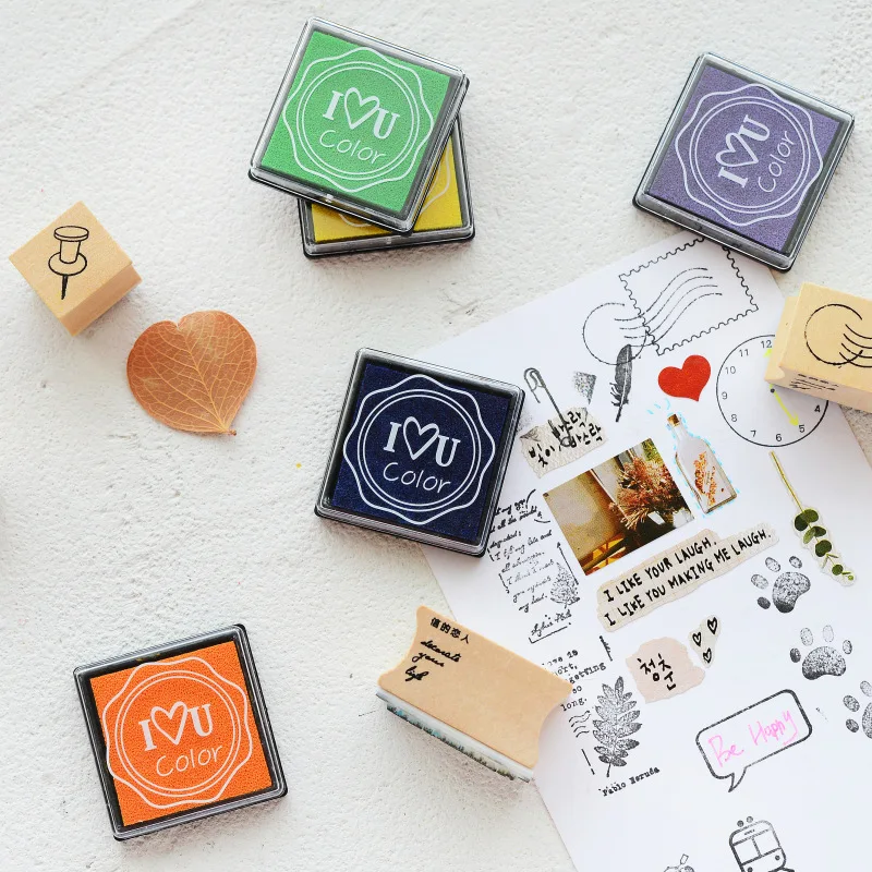 20 видов цветов сделай сам для детей рисование пальцами Inkpad скрапбукинг игрушки