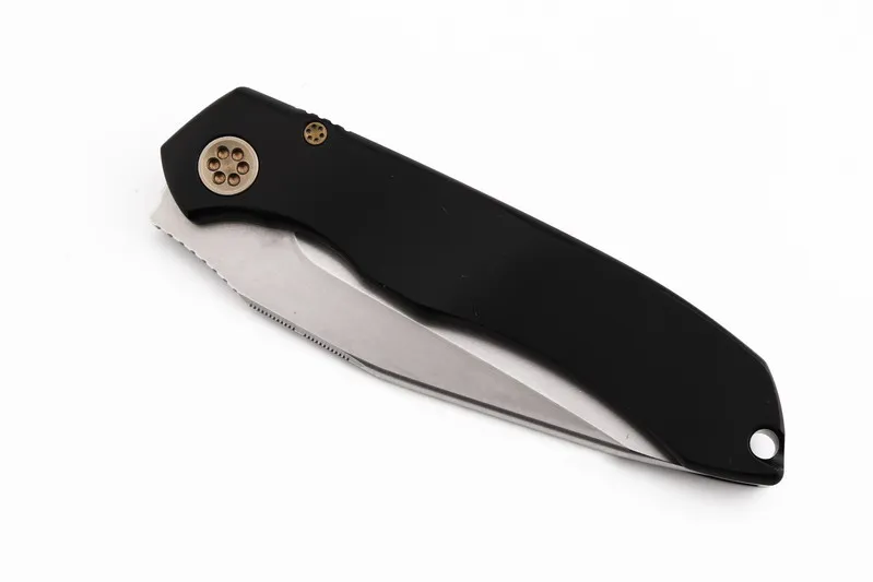 Зеленый шип 2016 Anax подшипник тактический складной нож D2 лезвие алюминиевая ручка