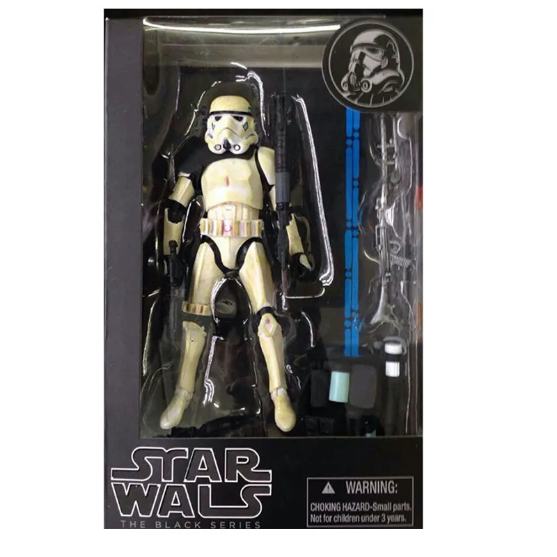 Звездные войны черная серия фигурка Дарт Мол Вейдер фигурка Phasma ПВХ фигурка Коллекционная модель игрушки 17 см