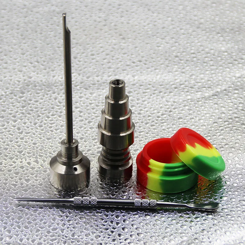 10/14/18 мм Мужская и женская Gr2 Титановая Крышка для гвоздей Carb Dabber dab rig силиконовая