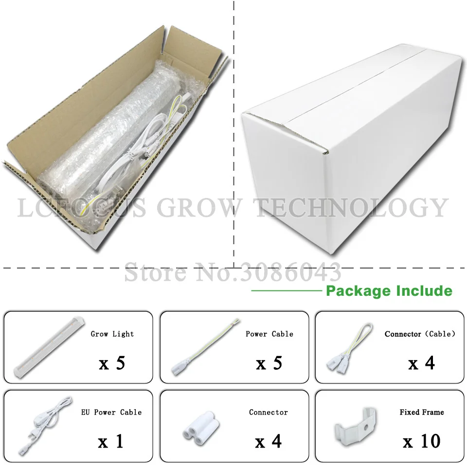 Светодиодная лампа для выращивания растений 45 Вт 600 265 нм|full spectrum|full spectrum growfull grow led