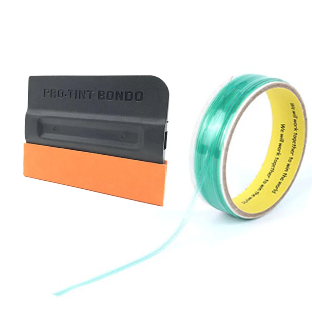 TACARO Car Tools Set 500CM Sticker Knifeless Tape Vinyl Film Wrapping Cutting with Carbon Fiber Squeegee Wrap Cut | Автомобили и