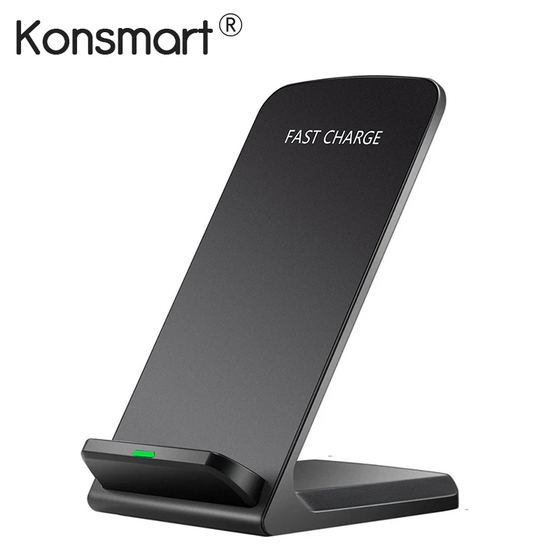 Беспроводное зарядное устройство Konsmart Qi QC 2 0 быстрая зарядка док-станция для iPhone 8