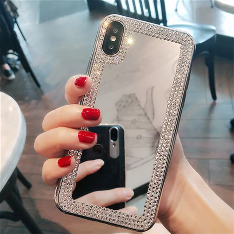 Блестящий зеркальный чехол для телефона Samsung Galaxy A50 A70 задняя крышка J4 PLUS J6 A6 A8 + J2 PRO