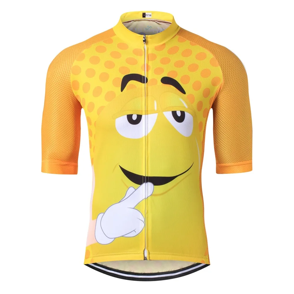 Забавная мультяшная Мужская велосипедная Джерси профессиональная команда