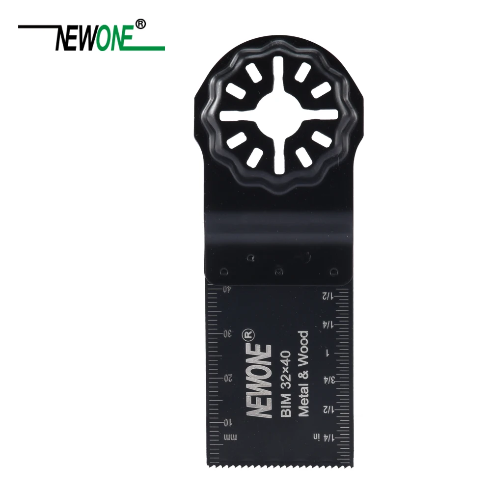 NEWONE Starlock 32*40 мм/32*50 удлиненные биметаллические пилы BIM подходят для мощных осциллирующих инструментов для дерева, резки металла, удаления гвоздей
