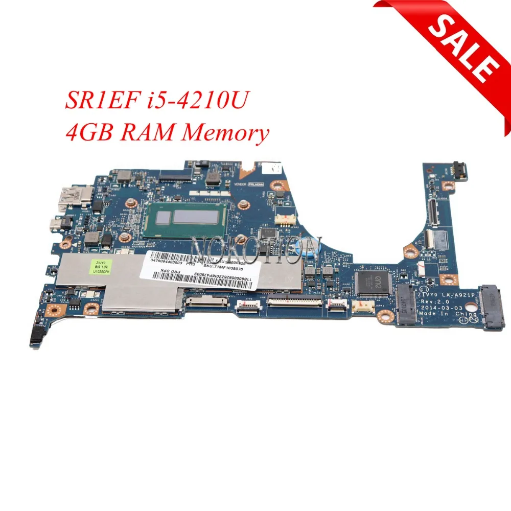 Материнская плата NOKOTION ZIVY0 для Lenovo 13 3 дюйма Yoga 2 20344 SR1EF 1 6 ГГц|rev 2.0|yoga 13motherboard motherboard |