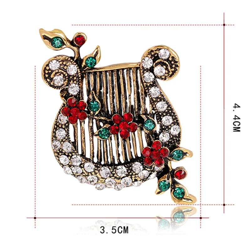 Новинка 1 шт. Маленькие стразы брошь мода 2018 рождественские подарки булавки и