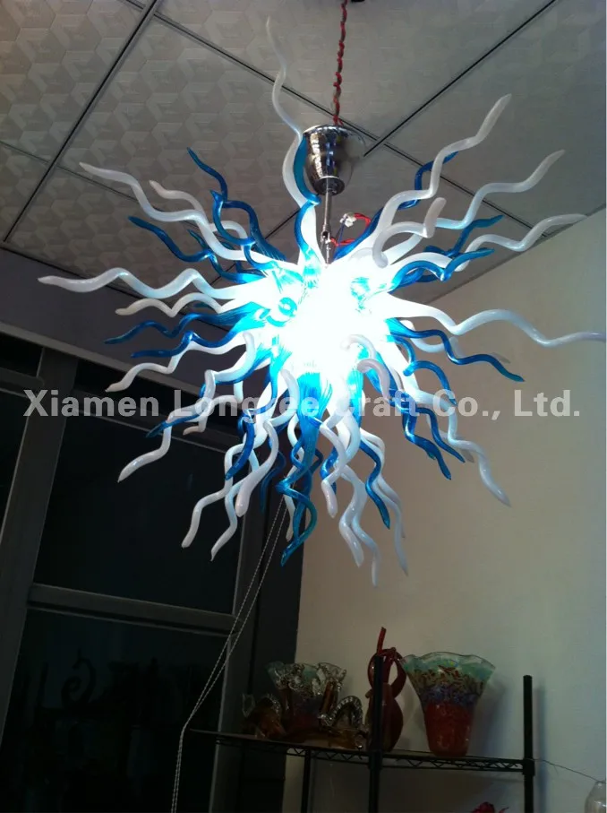 

Wholesale Lighting for Bedrooms LED Light Source Home Art Decorative Style Hand Blown Murano Glass Chandelier