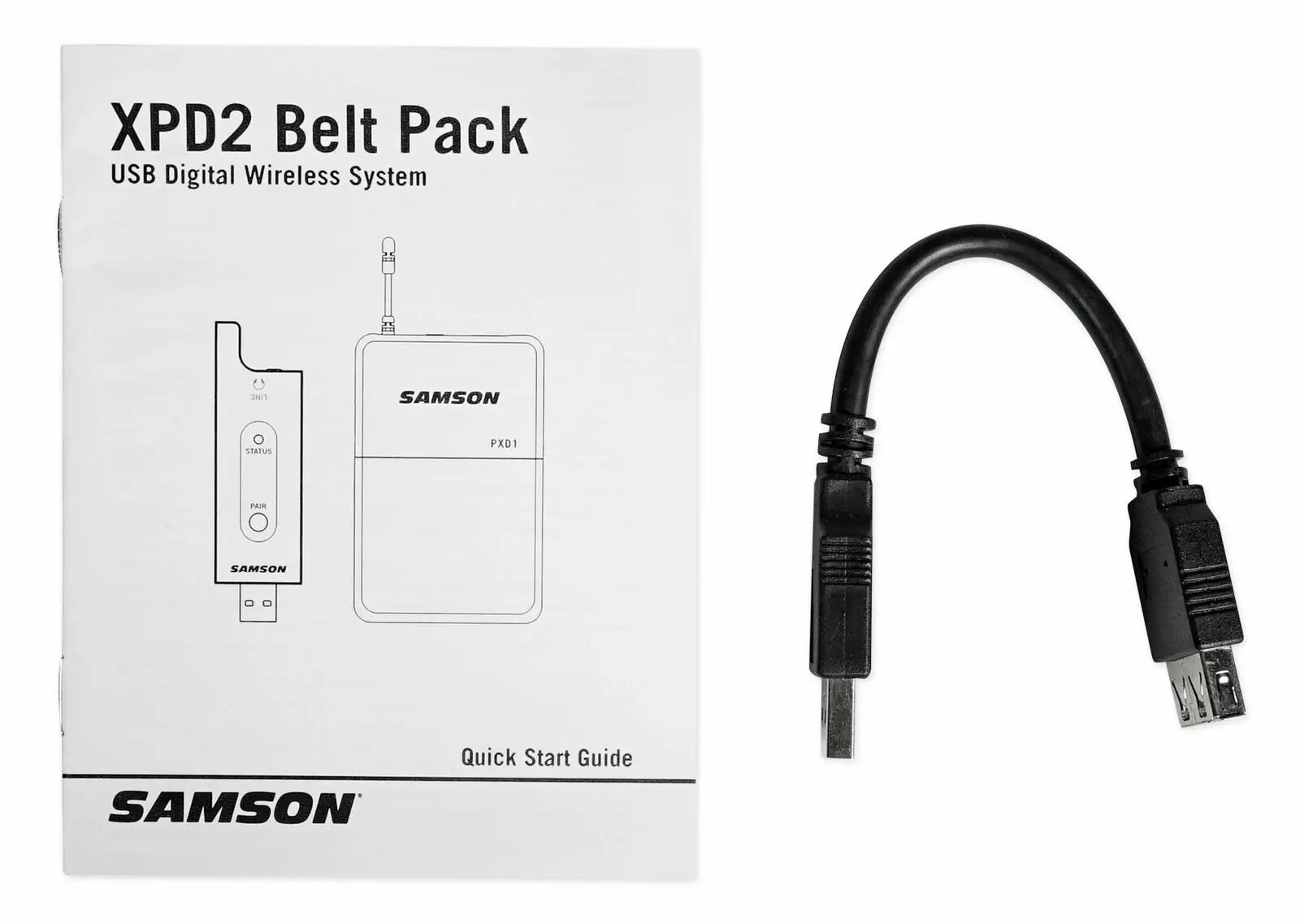 Samson XPD2 Lavalier USB Цифровая беспроводная система PXD1 поясная рация с микрофоном LM8 для