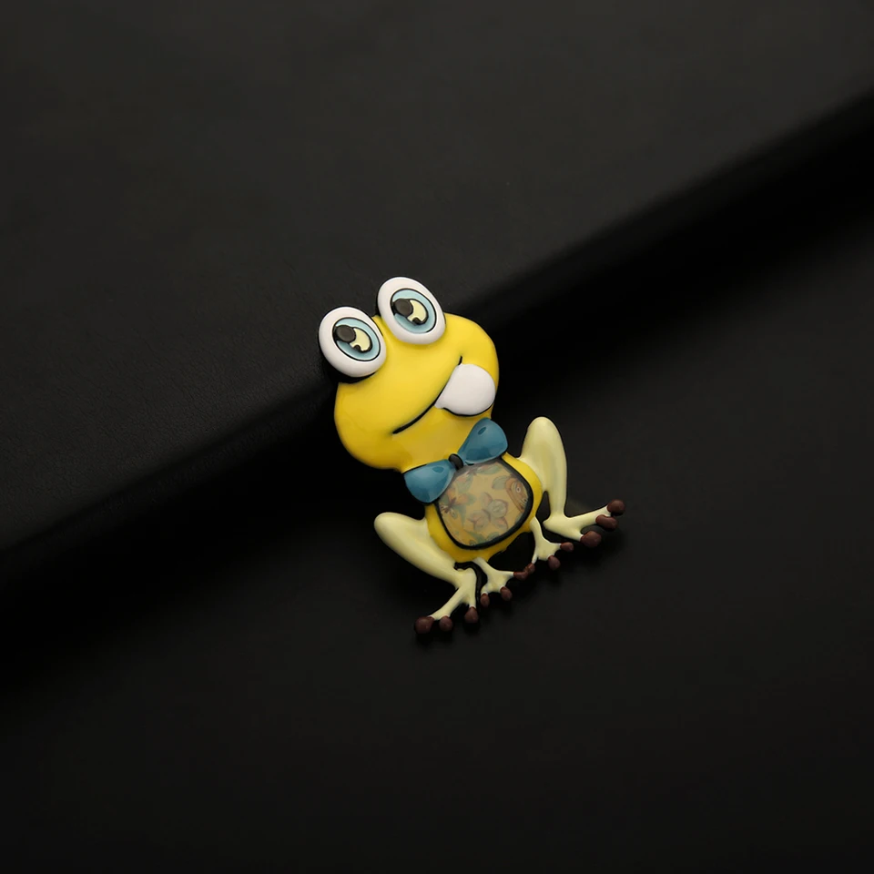 Популярная забавная розовая булавка для хиджаба, металлическая брошь, милая лягушка, принц, броши для детей, сплав, булавка для женщин, брошь для воротника, платья, мужские ювелирные изделия для пальто