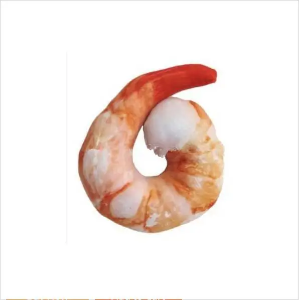 Shrimp Игрушка для домашних животных, плюшевая, на холсте, игрушки для укусов, кошачья кошка, собака, цит, вокал, креативное моделирование, растительная куриная кость, игрушка для жевания, скрип, игрушка 40 A1 - Цвет: Shrimp