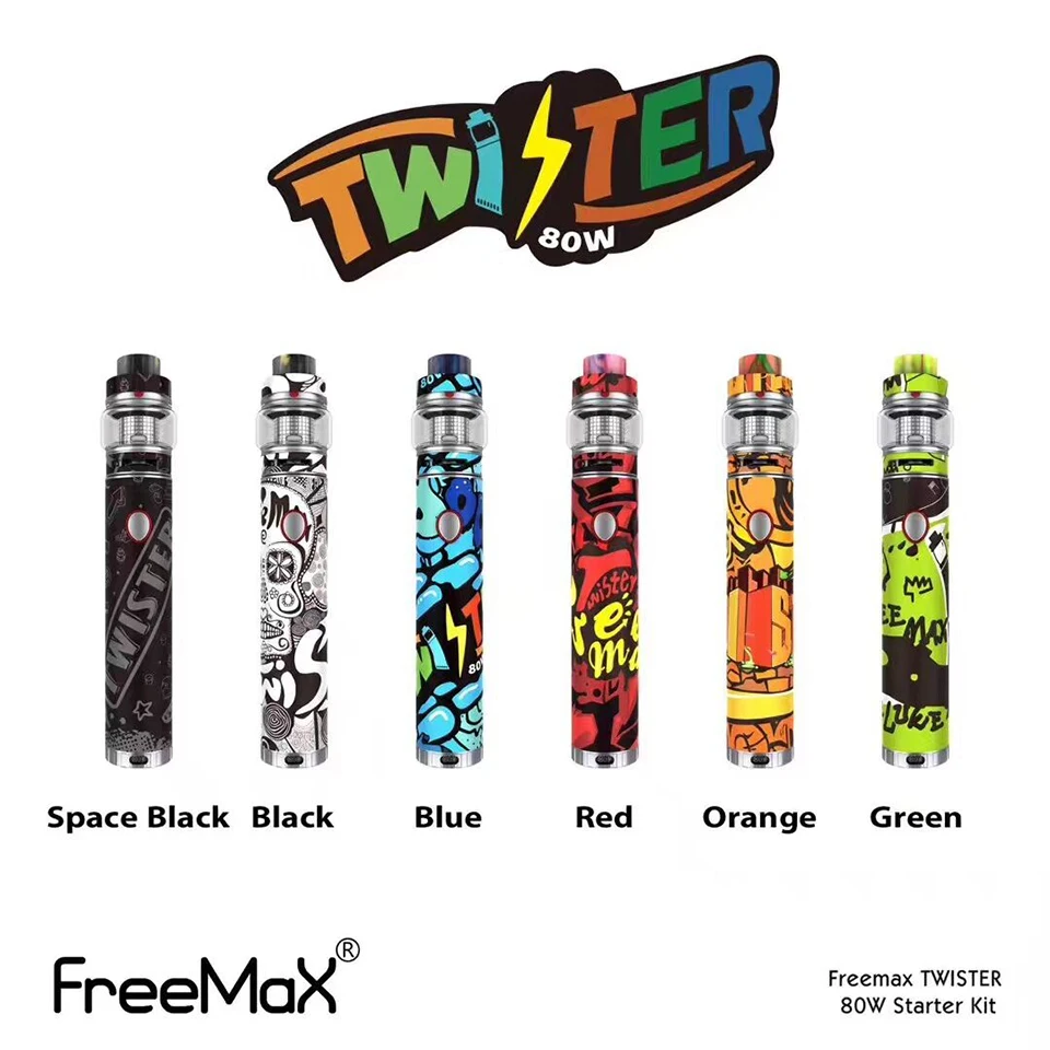 Оригинальные электронные сигареты Freemax Twister 80 Вт стартовый набор с 5 мл емкостью