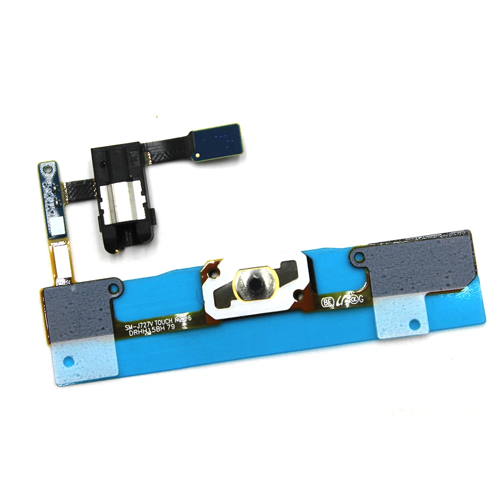 10 шт./лот Датчик кнопки возврата ключ + разъем для наушников гибкий кабель Samsung Galaxy