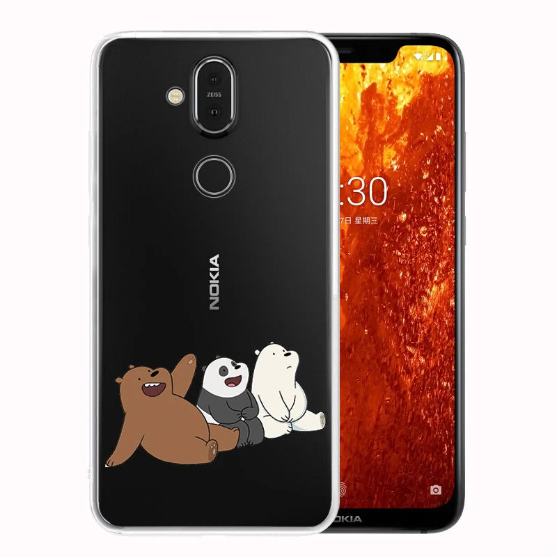Мягкий силиконовый прозрачный ТПУ чехол для Nokia 7 2 6 X6 X7 8 1 Plus X5 9 PureView X71 прочный