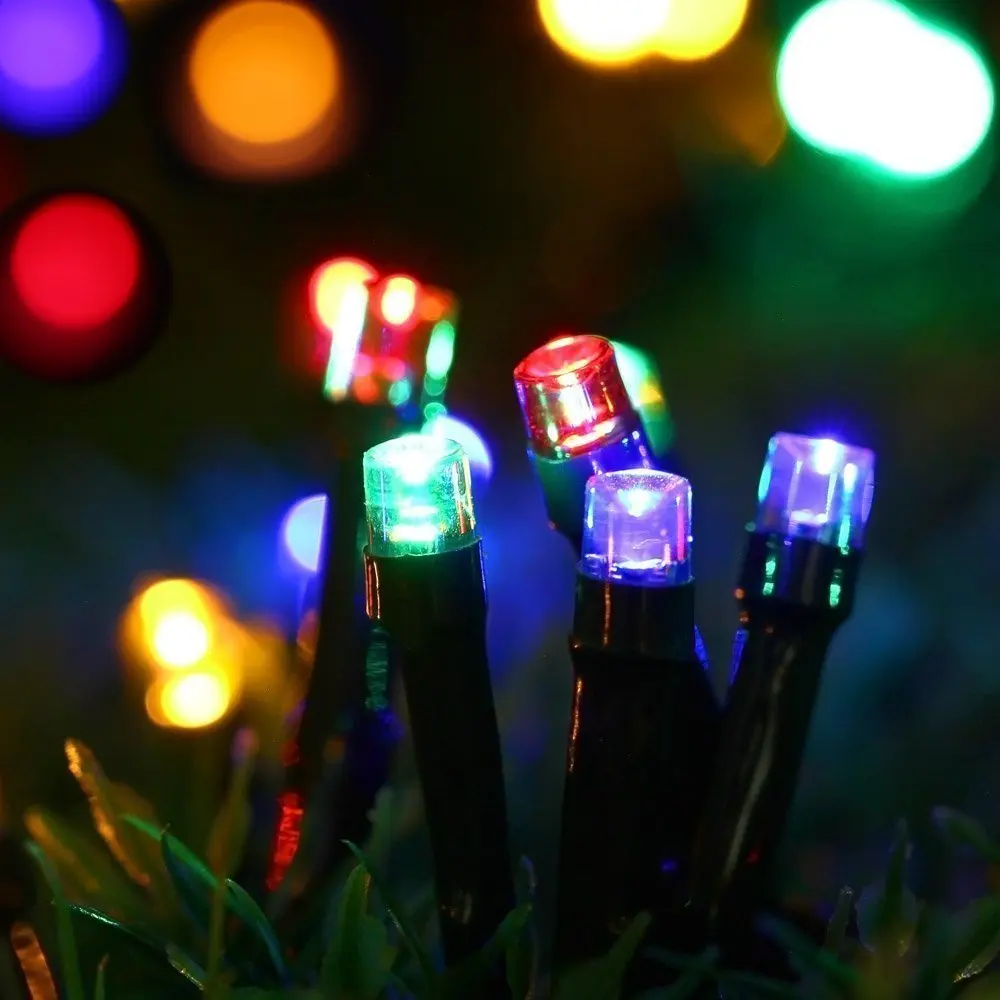 100Leds Solar Lamps Power LED String Garlands Lights Garden Christmas Holiday Outdoor Fairy Waterproof | Освещение