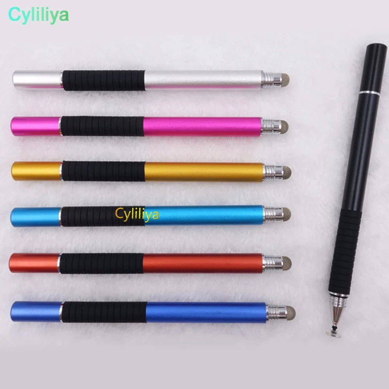 30pcs 2 in 1 Multifunction Fine Point Round Thin Tip Touch Screen Pen Capacitive Stylus For Smart Phone Tablet iPad iPhone | Мобильные