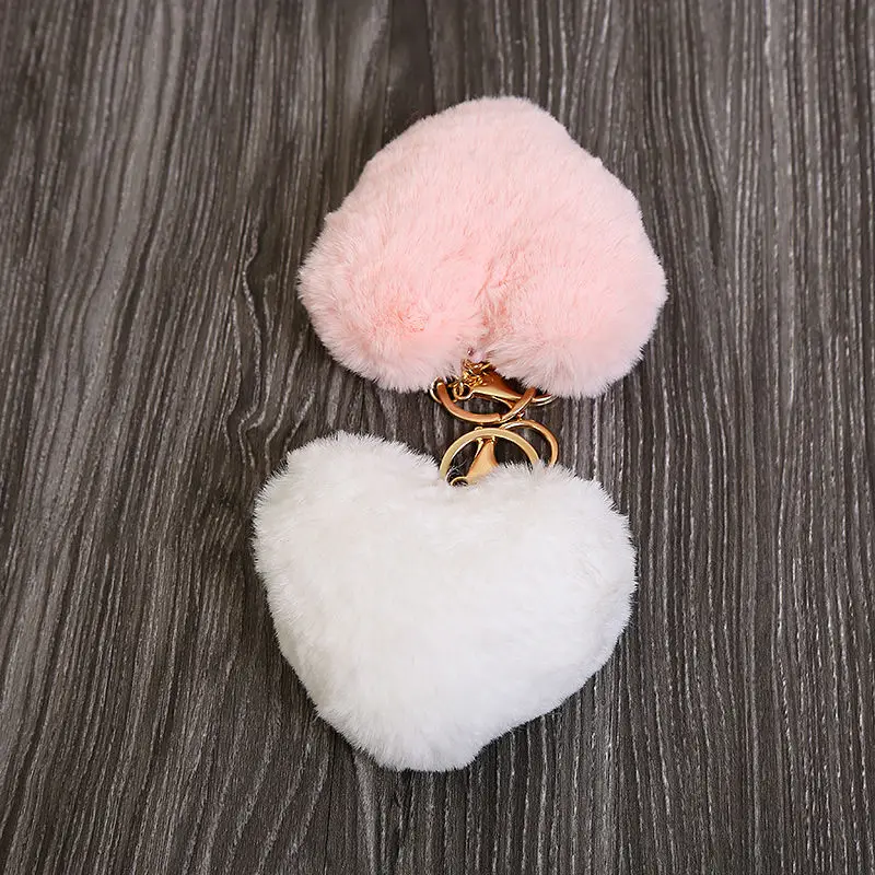 Брелок для ключей из искусственного кроличьего меха 8/10 см|bag pendant|rabbit fur key chainfur chain