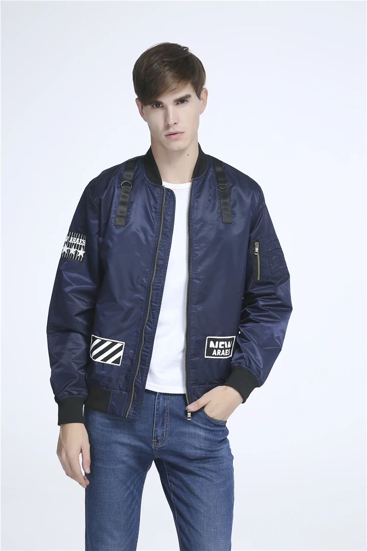 Fly Bomber Ma-1 Flight hip hop parka Полиэстеровая Спортивная уличная водостойкая Стильная мужская куртка унисекс для американского колледжа