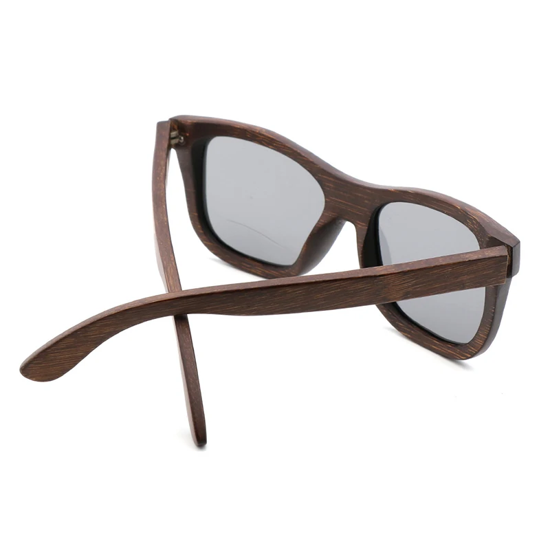 

2018 Fashion Retro Trend Cross-border Square Bamboo Brown Men's Sunglasses Bamboo Wood Sunglasses Wood Polarization UV400