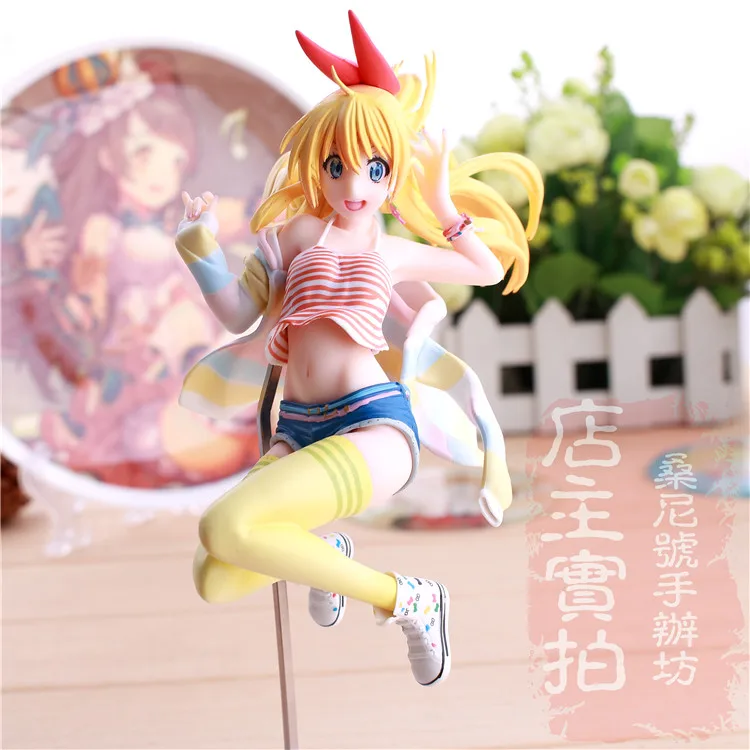 

Hot Comic Anime Nisekoi Chitoge Kirisaki Jump Cute Alter 1/8 Scale 9" Figure Diamond Comic Distributors
