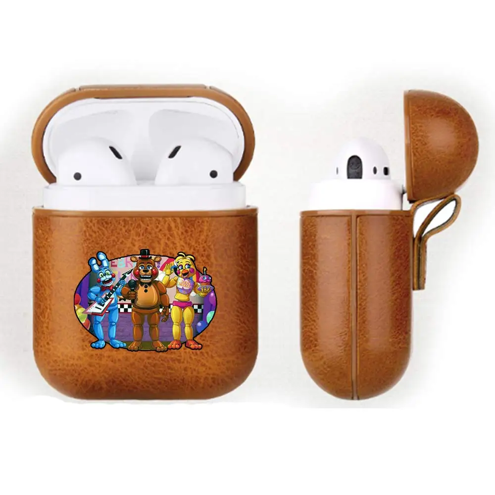 Горячие пять ночей у Фредди Airpods чехол беспроводной Bluetooth защитный Портативный
