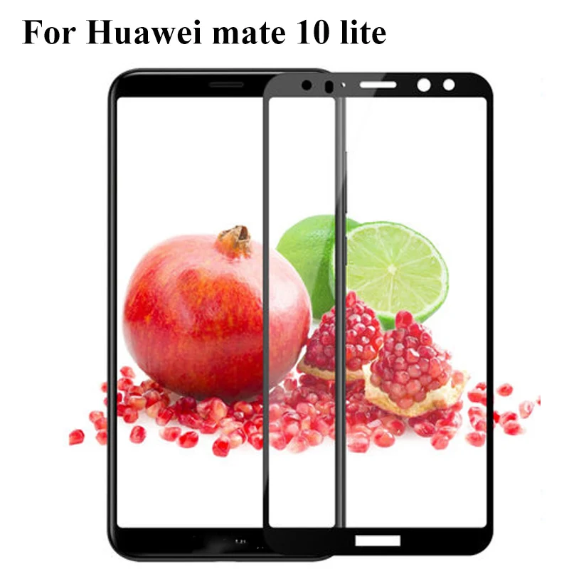 2 шт. ультратонкая защита для экрана закаленное стекло Huawei mate 10 lite полноэкранная |