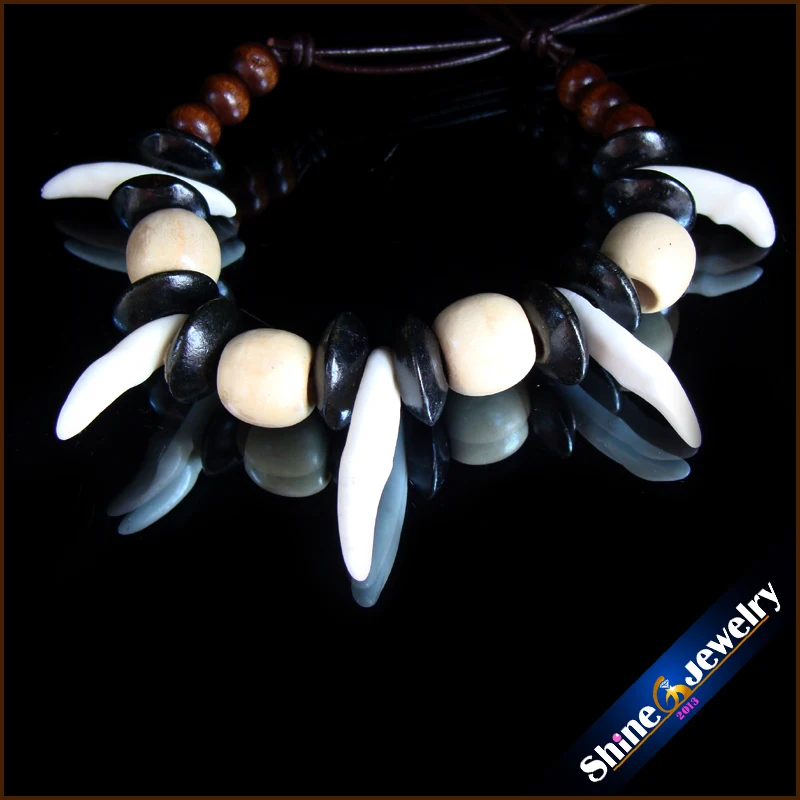 Оптовая продажа Тибетский племенной ювелирные изделия натуральный волк зубы