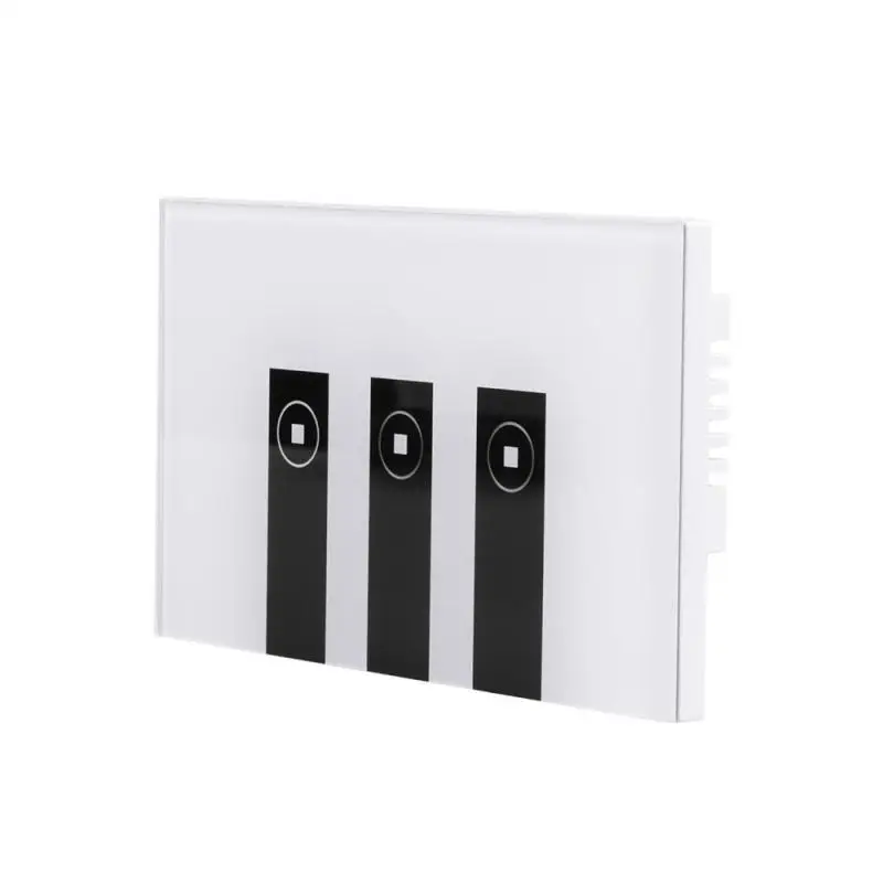 QIACHIP WiFi умный переключатель 3CH настенный США штекер Сенсорная панель Wi Fi