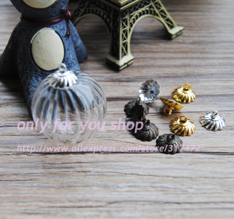 Стеклянный шар в полоску 20 комплектов 14/16/18/20/25 мм стеклянная шапочка 10 флакон