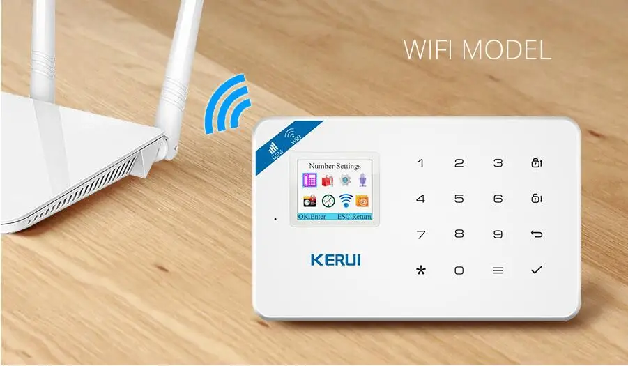 W18 WI-FI GSM охранная Главная Системы сенсорной панели 1080 P WI-FI IP Камера открытый Солнечной Сирена газа Сенсор Камера WI-FI