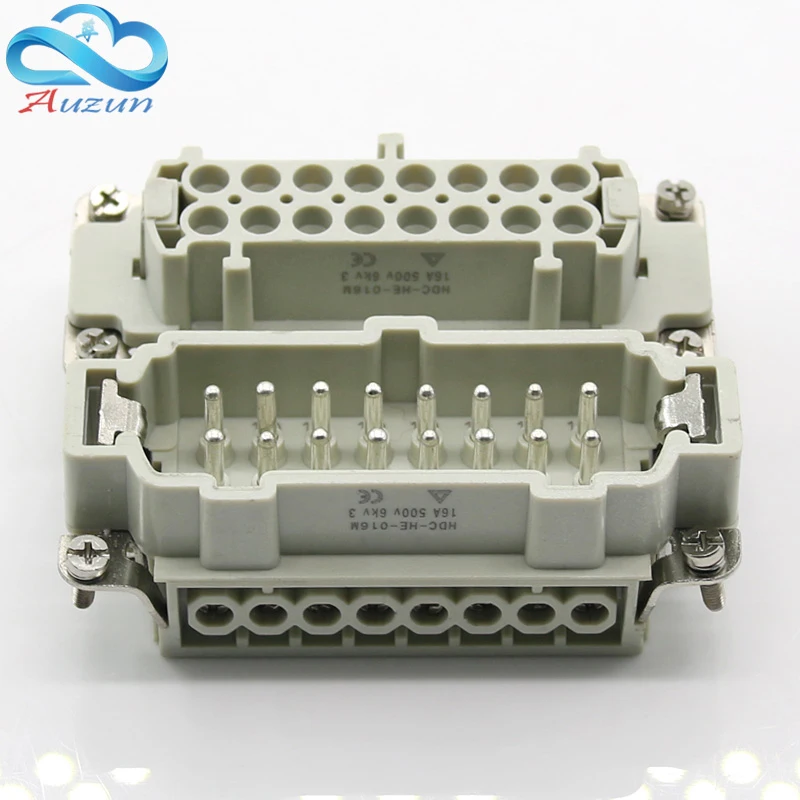 Hdc-he-4/6/10/16/24core сверхмощный автомобильный соединитель 16A500v авиационная вставка core