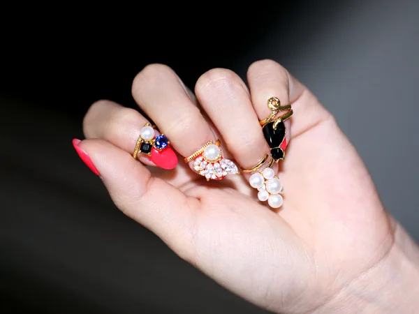 4 вида черный милый кот Белый Искусственный Жемчуг Бусы синий блестящий