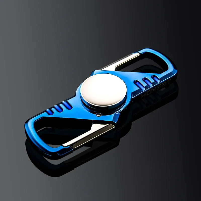 finger spinner keychain key ring handspinner chain holder creative waist hanging keyfob chaveiro llaveros hombre | Украшения и