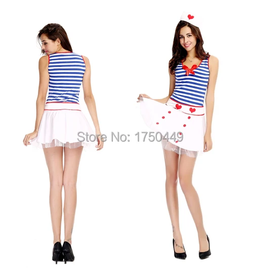 Эротический костюм фатина для медсестры Fantasia темно синего цвета из сетчатой