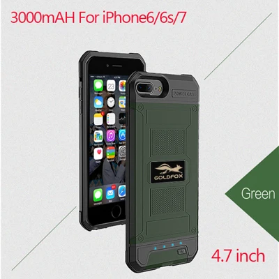 4.4 for i6 i6S i7 Чехол GOLDFOX 3000/4200 мАч для внешнего резервного аккумулятора, зарядное устройство, чехол для iPhone 7, 6, 6 S, зарядное устройство, чехол для iPhone 6, 6s, 7 Plus - Цвет: 4.4 for i6 i6S i7