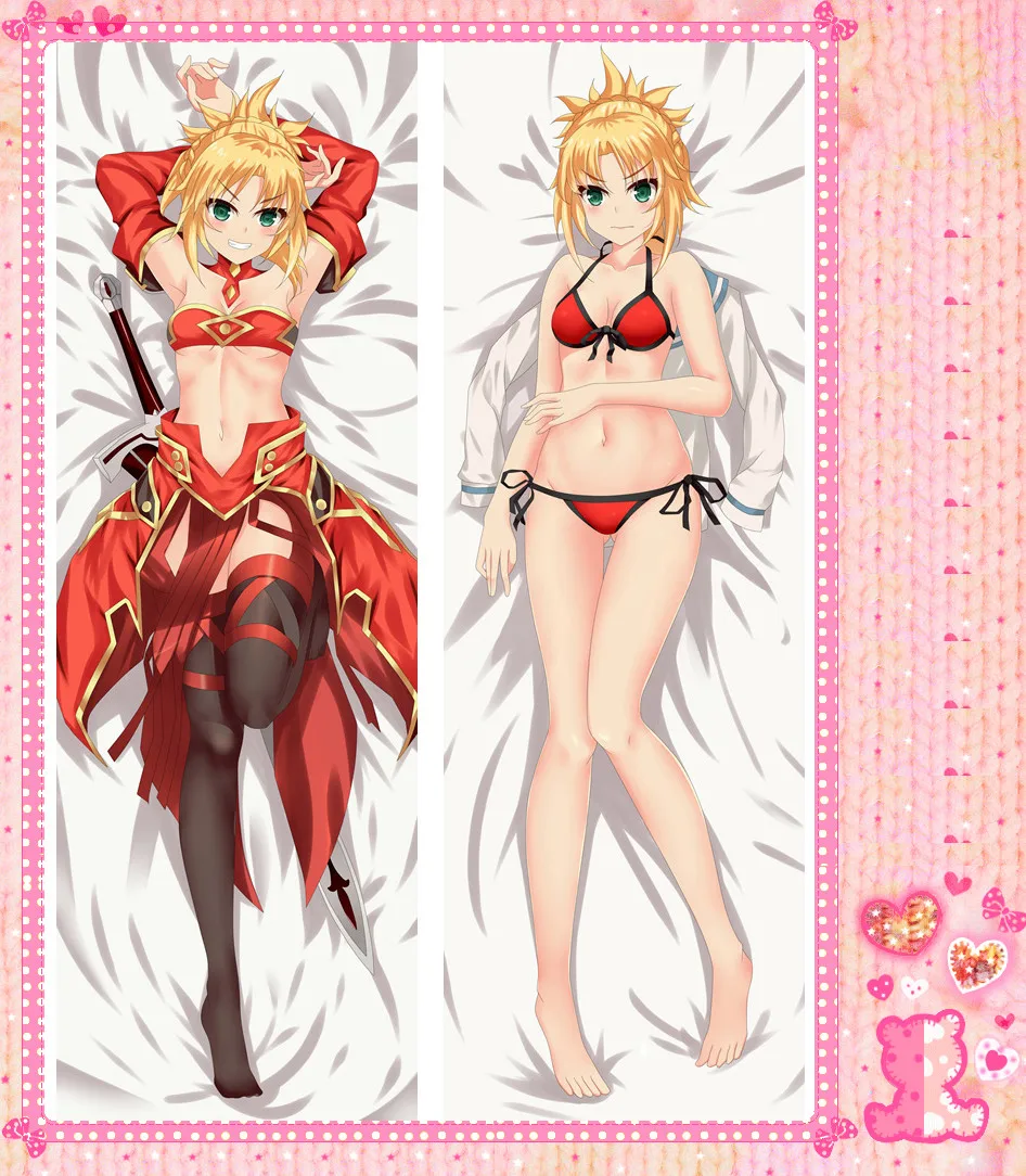 Аниме мультфильм Fate/Apocrypha Болстер обнимая персиковая кожа 2 способ наволочка