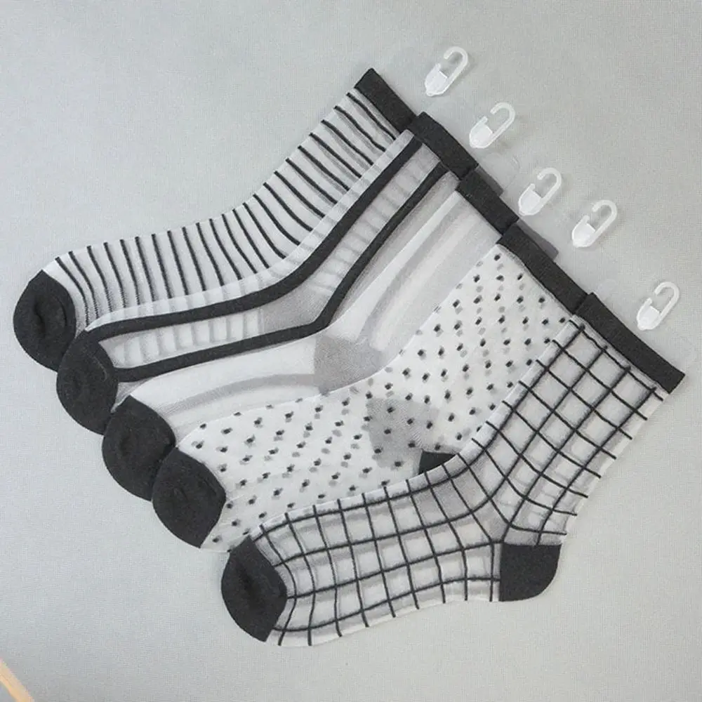 1 пара женские кружевные сетчатые носки|crystal socks|ankle socks womenfashion women |