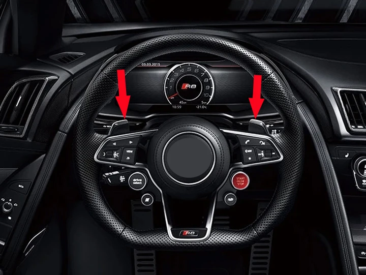 Удлинитель рулевого колеса из углеродного волокна для Audi R8 2018 2019 2020 | Автомобили и