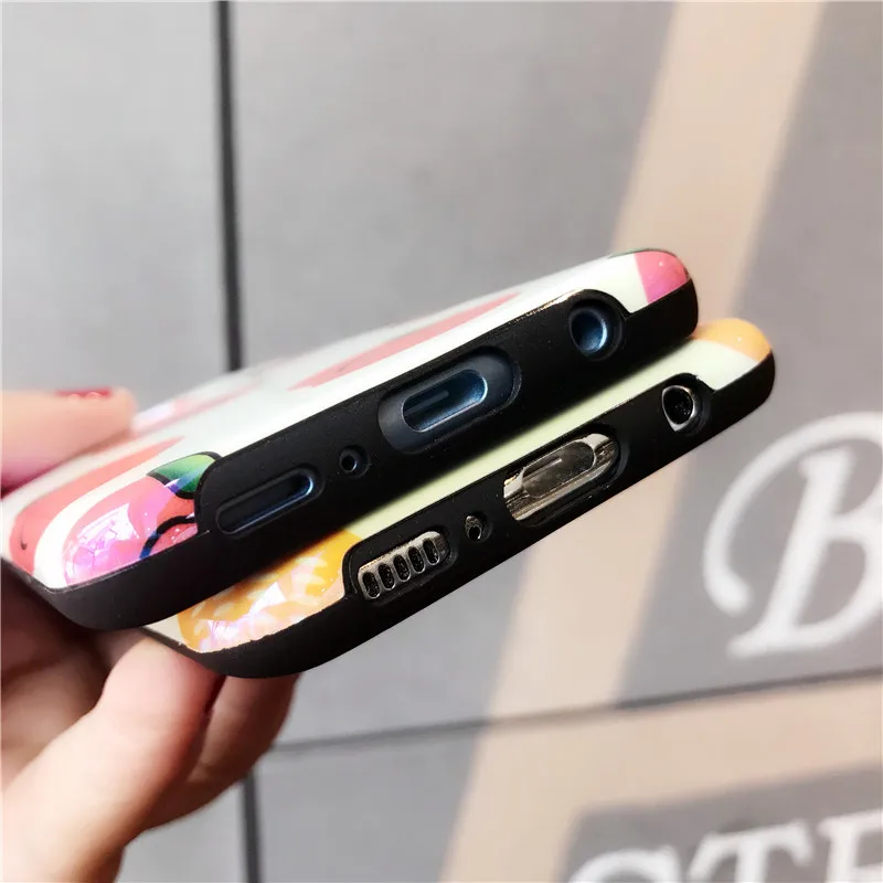 YHBBCASES свежий сочный персиковый чехол для телефона samsung Galaxy S10Plus S8 S9 яркие цвета