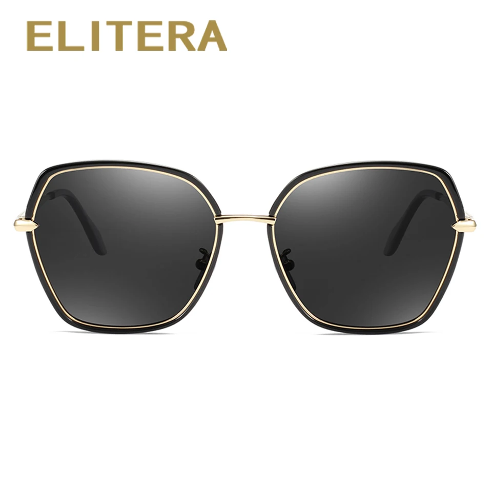 ELITERA, фирменный дизайн, мужские, женские солнцезащитные очки, поляризационные, модные, солнцезащитные очки, квадратные, Ретро стиль, женские очки