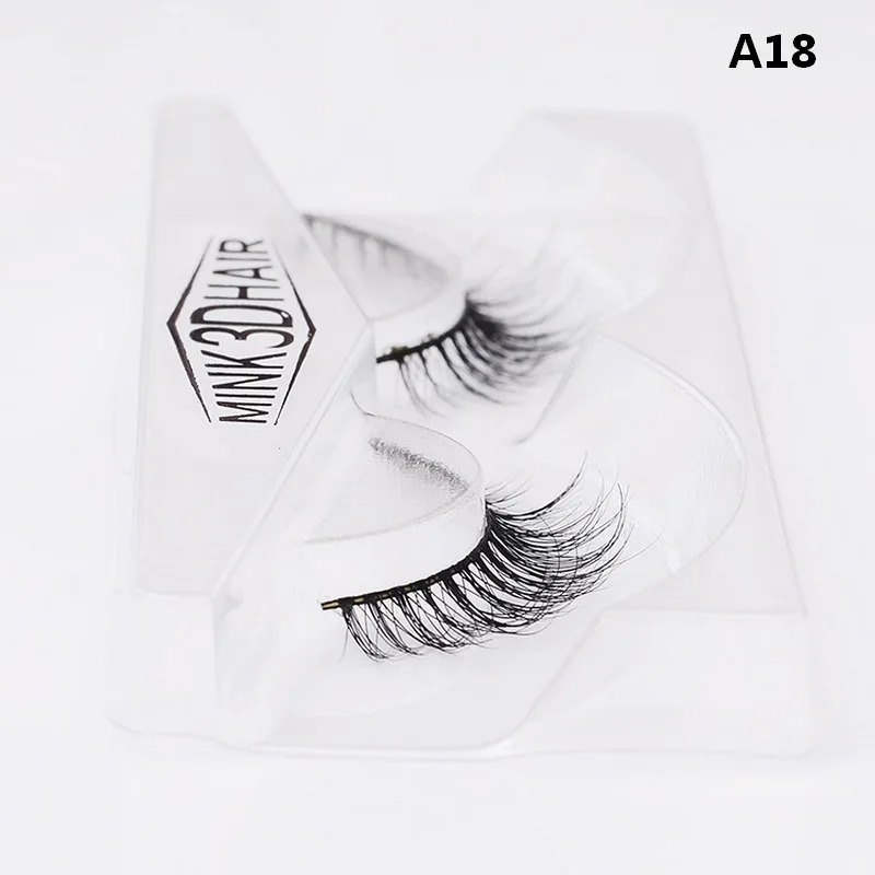 1 пара 3D ручной работы накладные ресницы из норки индивидуальные натуральные для