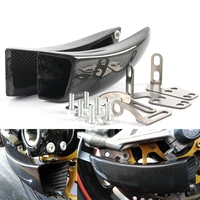 dtrad air ducts brake cooling mounting kit in carbon fiber for yamaha yzf r1m 2015 2020 yzf r6 2017 2020 yzf r1s 2016 2019